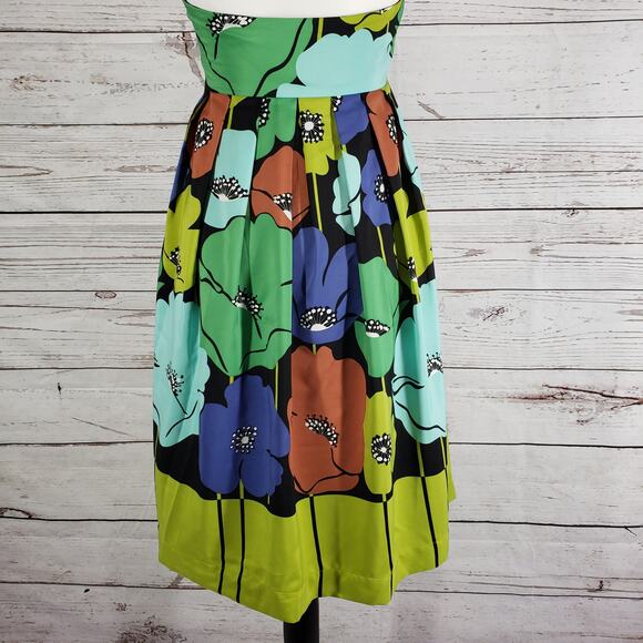 Anthropologie Multicolor Pavot Halter Dress by James Coviello Size Small - Picture 11 of 12